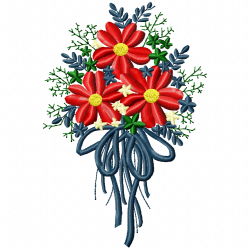 Flowers And Tree Embroidery Design 3 Flowers And Tree Embroidery Design 3